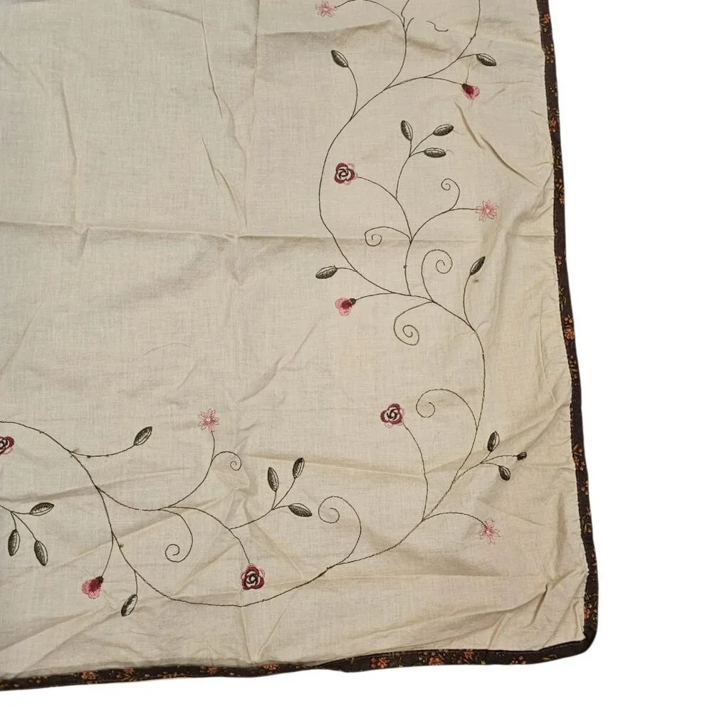 JcPenney Home Rachel Heirloom 3 Pc Window Treatment Set Panels 42 X‎ 63 In Beige